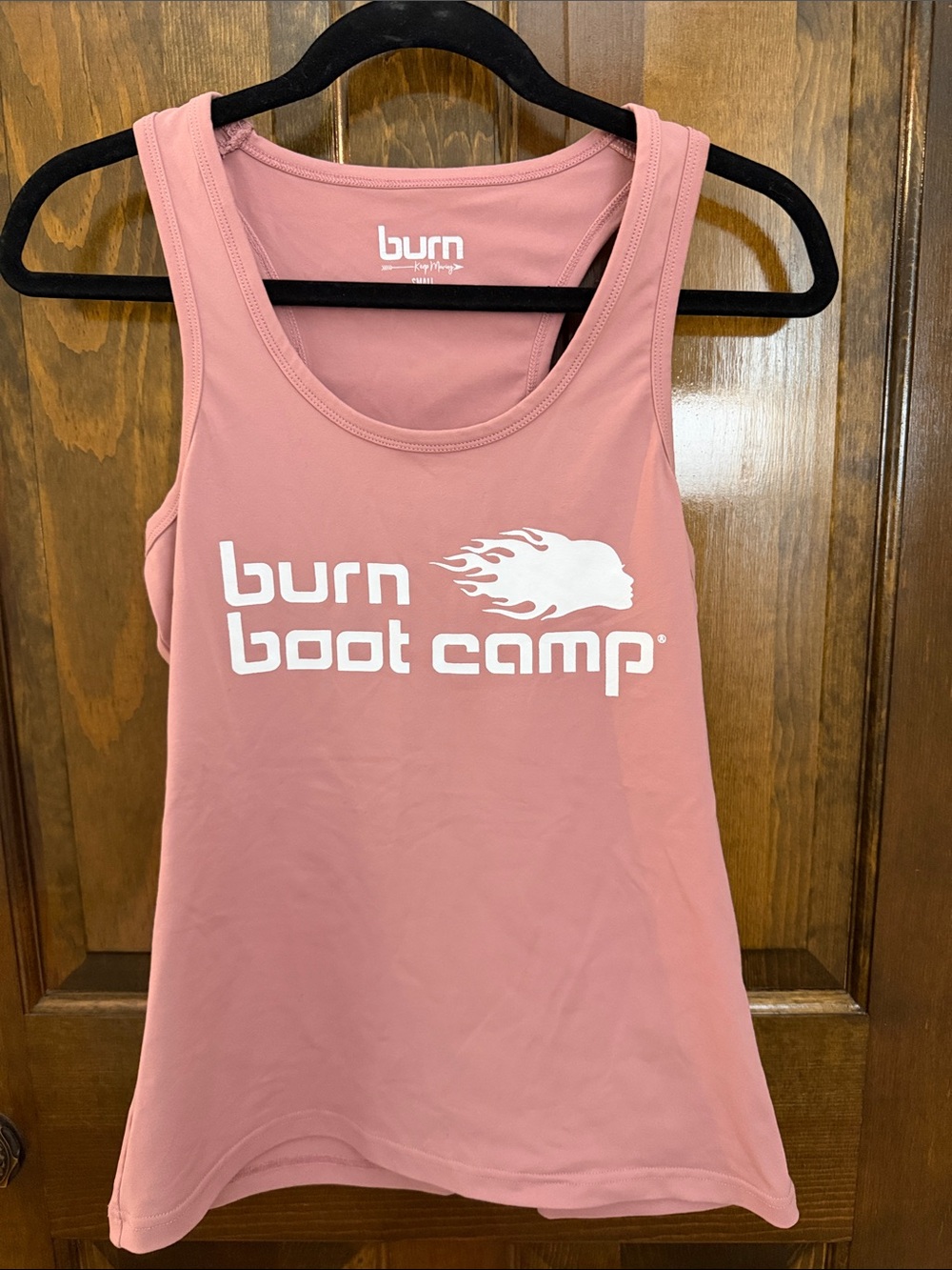 GUC Burn Boot Camp Women's Tank Top- Rose Pink- Size Small